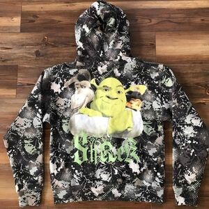 NWOT Dreamworks Shrek Cameo Hoodie Size Extra Small